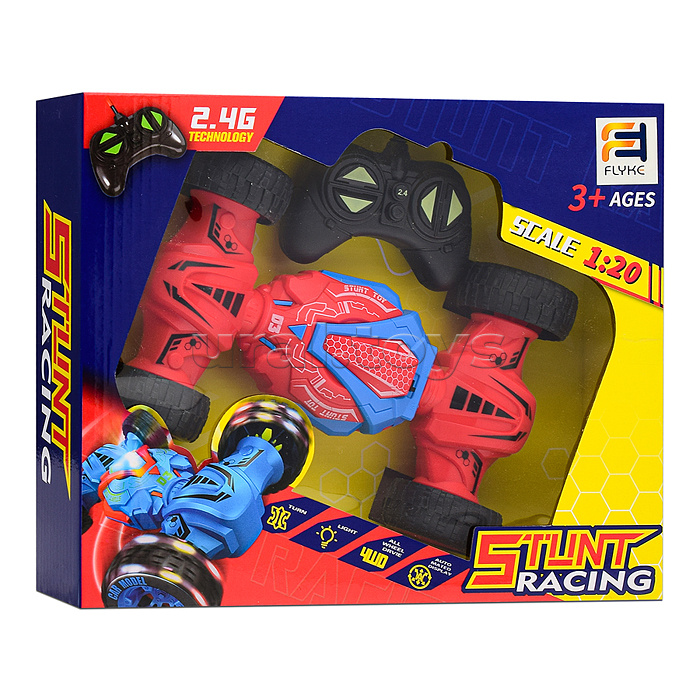 Машина "Stunt kacing" р/у, 27 MHz, 1:20, в коробке Машина "Stunt kacing" р/у, 27 MHz, 1:20, в коробке