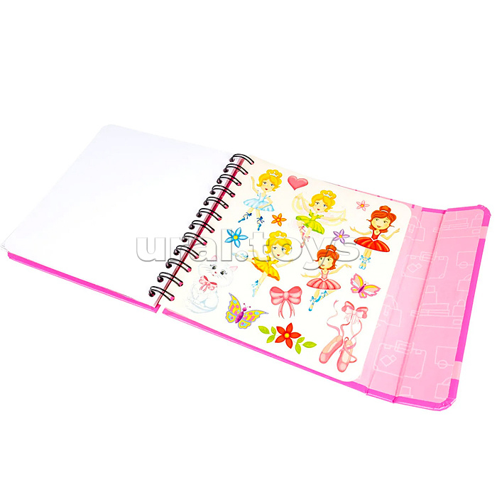 Компактные развивающие игры в дорогу "Рисуем в дороге. Балерины"