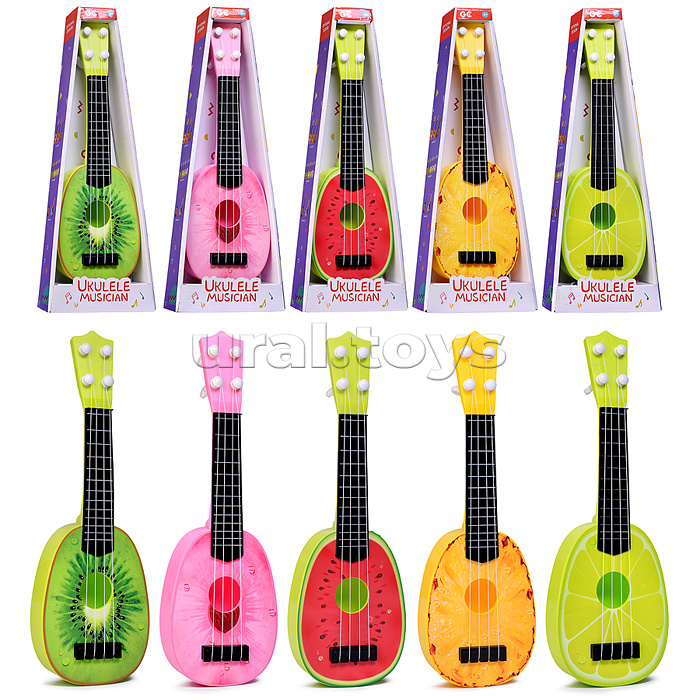Гитара "Сочные фрукты" в коробке