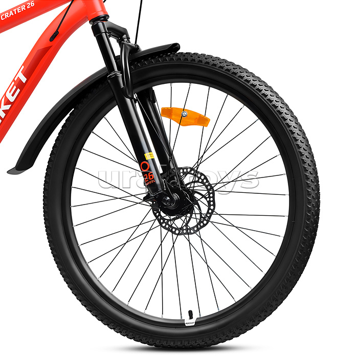 Велосипед 26" Rocket Crater 26, цвет красный, размер 16"