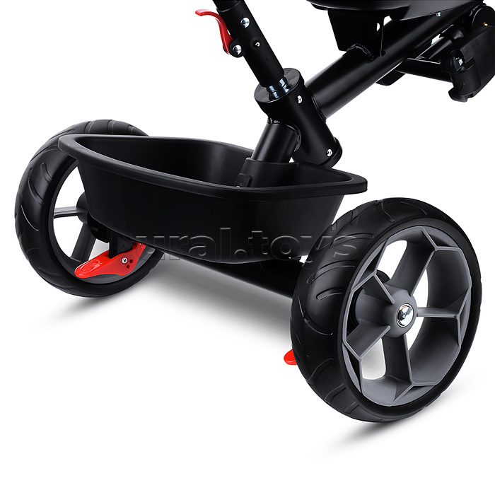 Велосипед трехколесный Rocket 136-GR, колеса EVA 10"/8", цвет серый