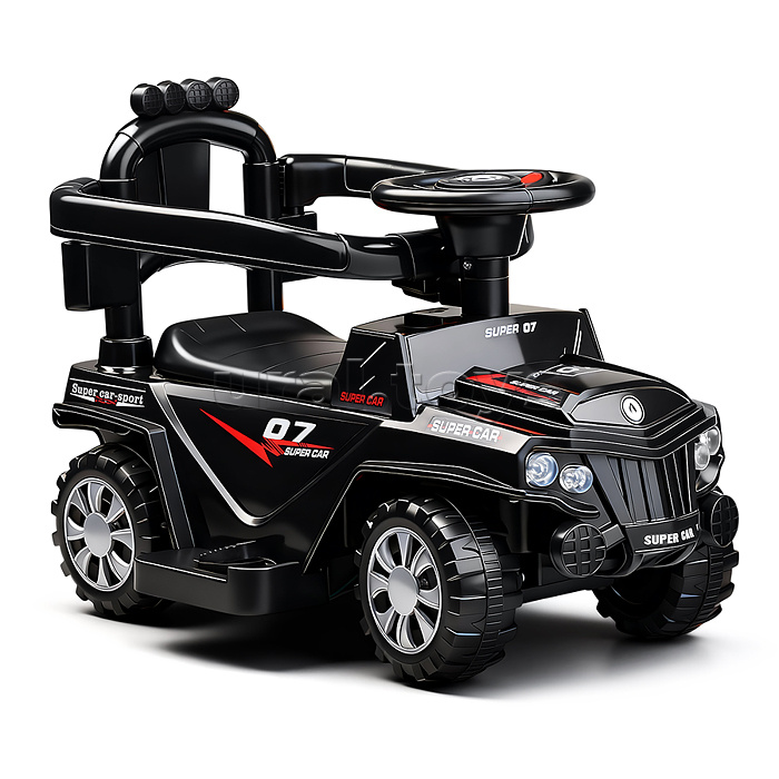 Каталка детская-электромобиль "Машина" (цвет черный)