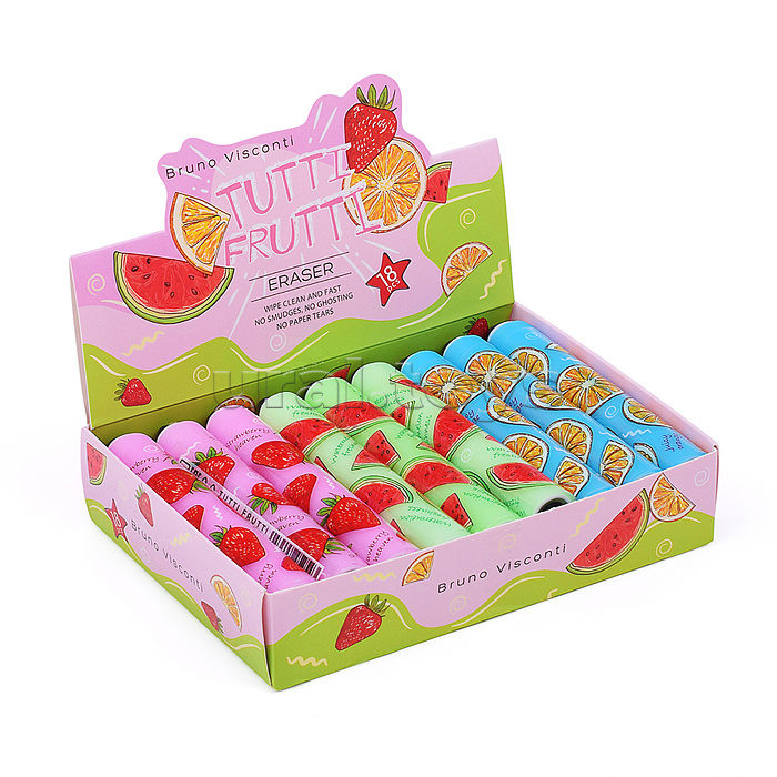 Ластик "HappyGraphix Fresh&Fruity", 3 цвета Ластик "HappyGraphix Fresh&Fruity", 3 цвета
