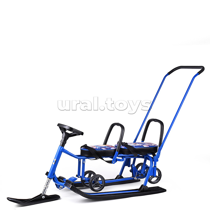 Игрушка Снегокат детский 507 "TWINS BABY Wheel" для двоих (Пингвинчики)