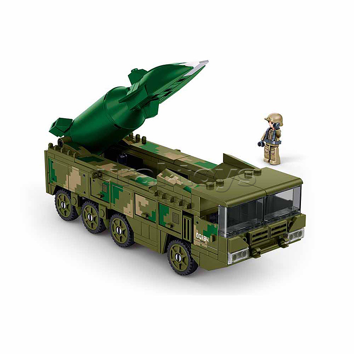 Конструктор "Ракетоносец" (216 дет.) в коробке