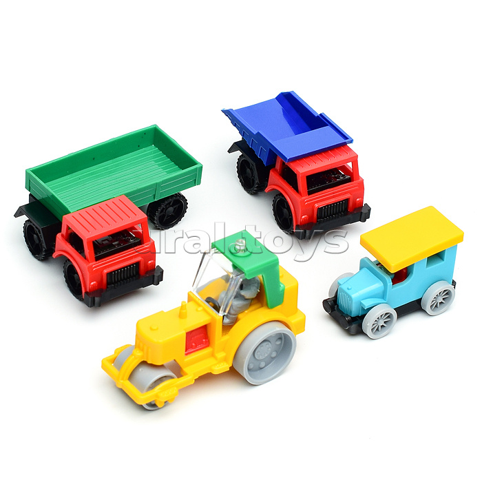 Набор Каток, самосвал, полуприцеп,фаэтон