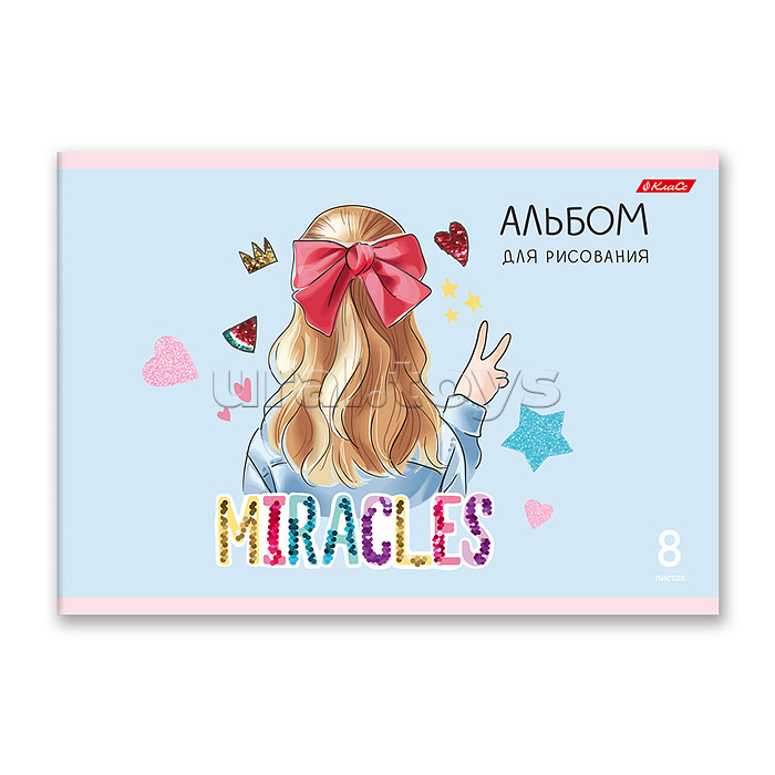 Альбом для рисования 8 л. "Маленькие радости"