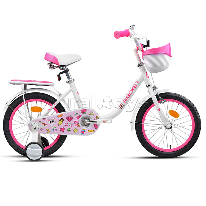 Велосипед 16" Rocket Bella, цвет белый