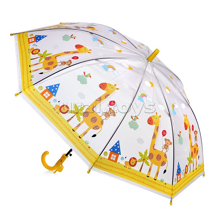 Зонт детский "Животные Сафари" 50 см