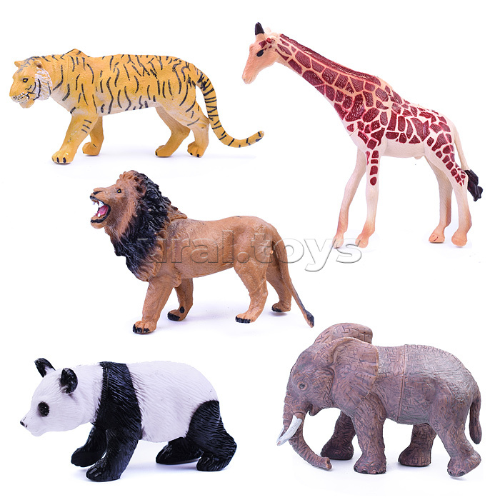 Набор животных "Африка" в пакете