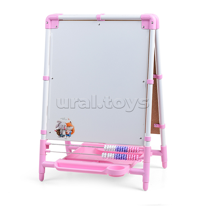 Мольберт «Доска знаний» 1 (розовый-2)