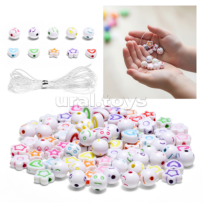 Набор для создания украшений "Веселые смайлики" в пакете