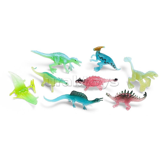 Набор животных "Мир динозавров" в пакете