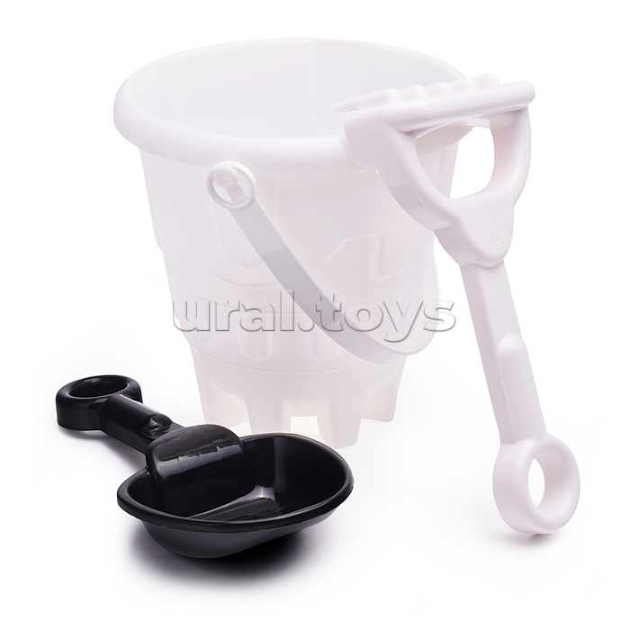 Набор песочный №7 (ведро+лопатка+грабли) "Инь-Янь"