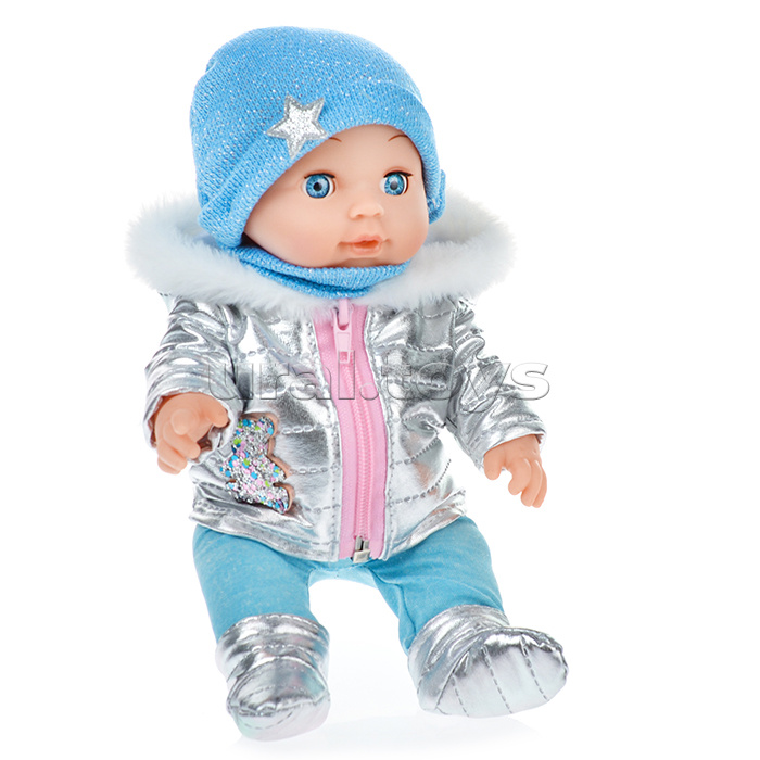 Пупс озвуч. Анютка 30 см, (пьет, писает, 4 аксс.) в коробке