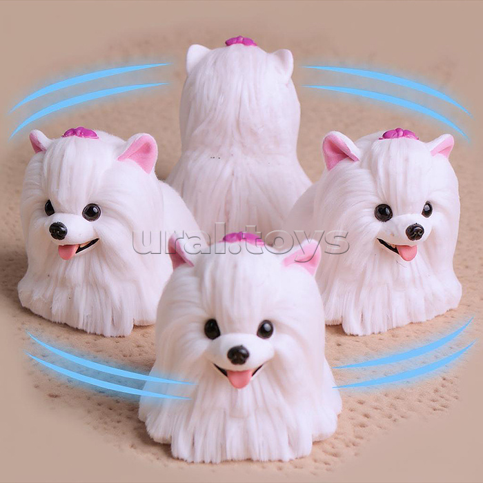 Собака "Тошка" (бегает, кружится, меняет голос) в коробке