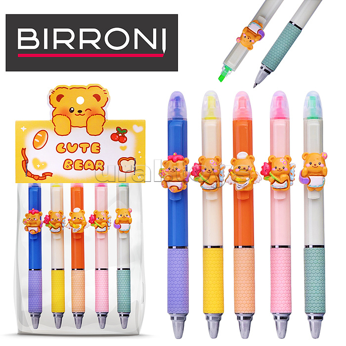 Набор маркеров-выделителей (5 цветов в наборе)