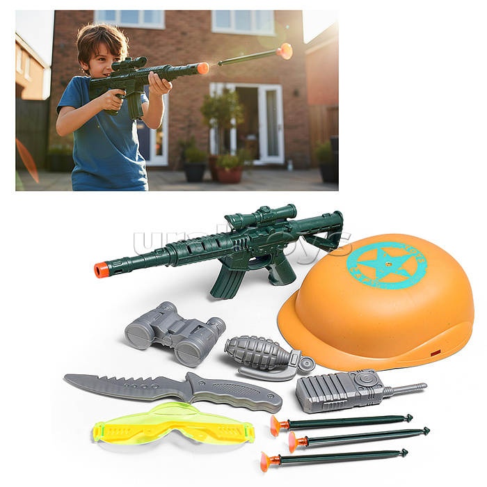 Набор Военного с касками, в пакете