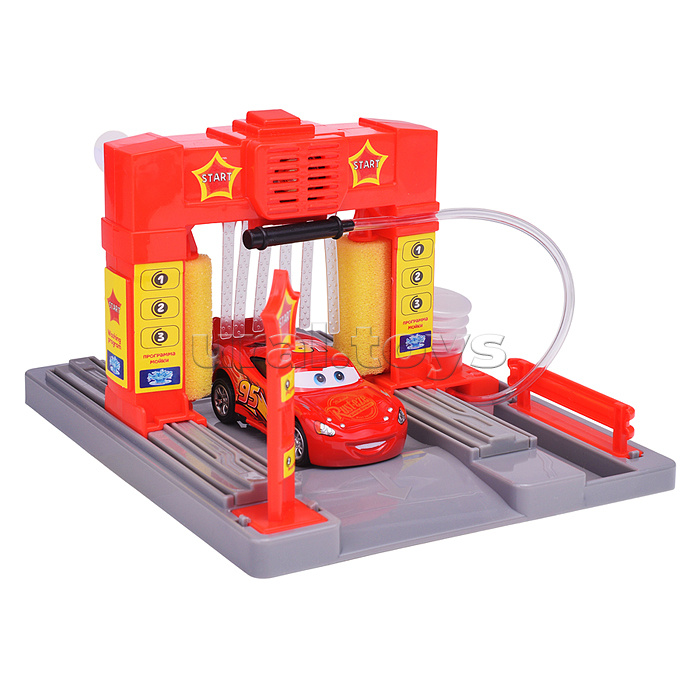 Игрушка пластик "Автомойка" свет-звук, с водой 21см, тачки кор. Игрушка пластик "Автомойка" свет-звук, с водой 21см, тачки кор.