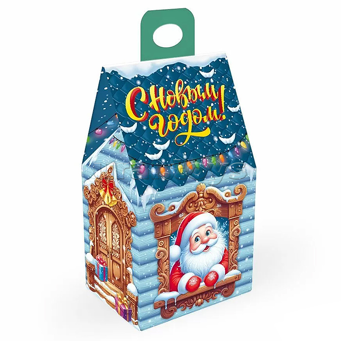Коробка "Новогодний домик", 300 г