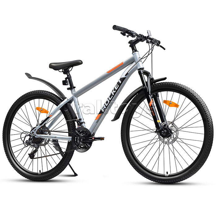 Велосипед 27,5" Rocket Crater 27.5, цвет серый, размер 18"
