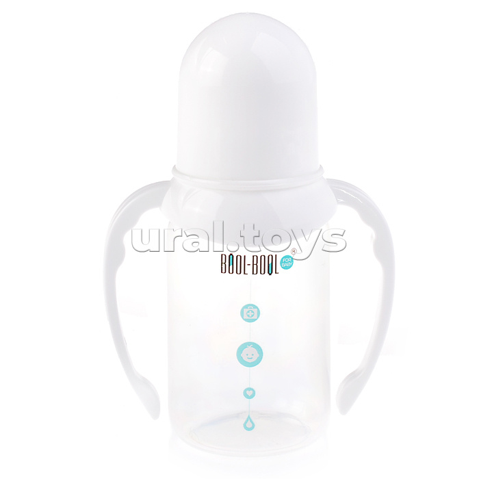 Бутылочка для кормления "Simple Med" + классика, ручки, 125 мл ,  0+