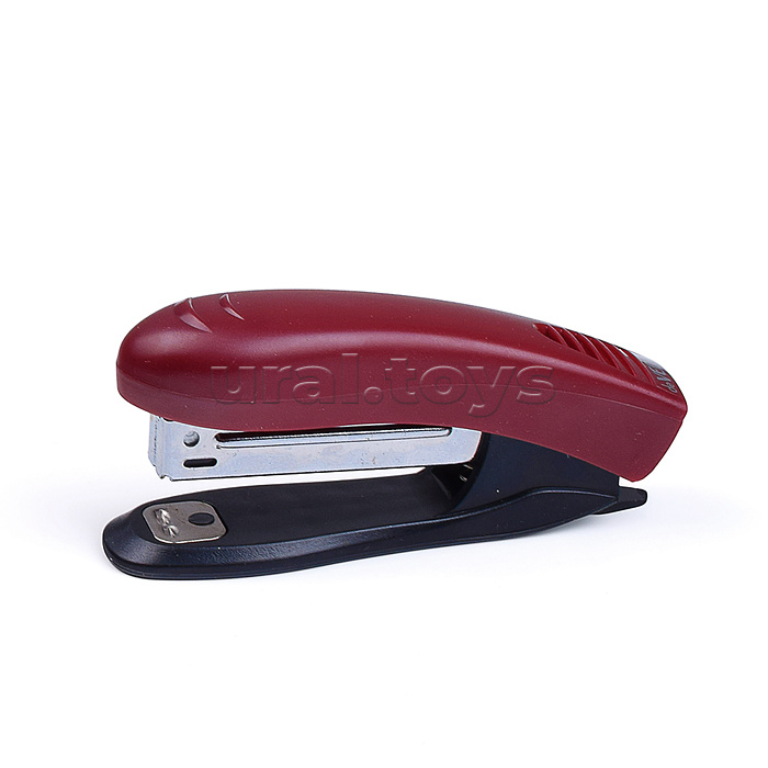 Степлер "Stripe" № 10 (мощность 10 листов, глубина скрепления 43 мм) пластиковый, со встроенным антистеплером
