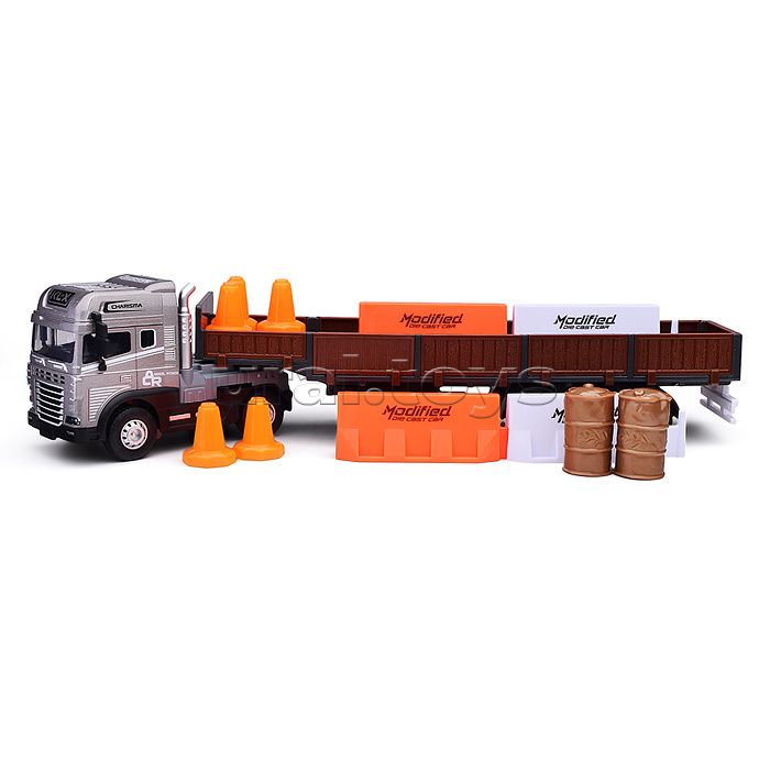 Машина "ТрансРесурс" 1:24, металл., в коробке