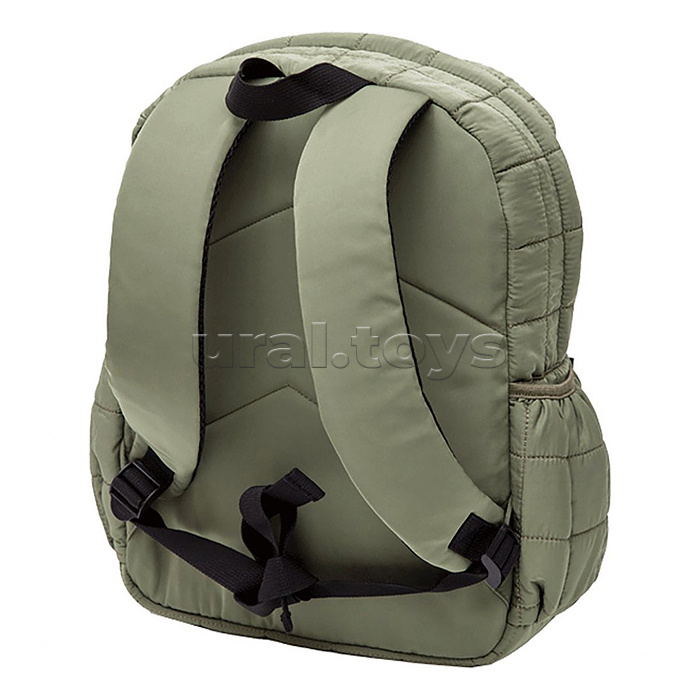 Рюкзак "C'est La Vie" подростковый 36x28x12 см (13 л) вес 300 г, высококачественная стеганная плащевка и искусственная кожа до -40C, уплотненная спинка и уплотненные лямки, 1 отделение на молнии, 1 передний карман на молнии, внутри уплотненный карман с ли