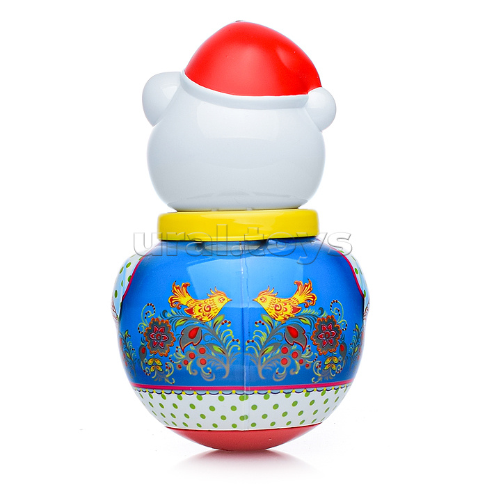 Неваляшка малая "Белый медведь Борис" в п/пакете