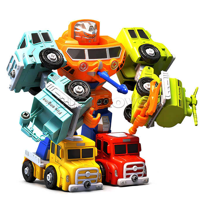 Конструктор "Город Механик" в коробке