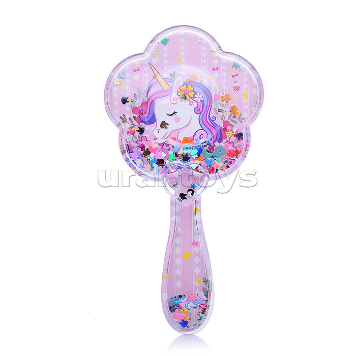 Расческа-шейкер "Радужный единорожка" Микс