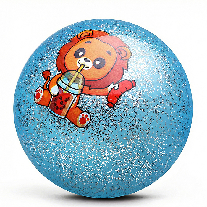 Мяч надувной детский PVC "Спортивный зверёк" 22см