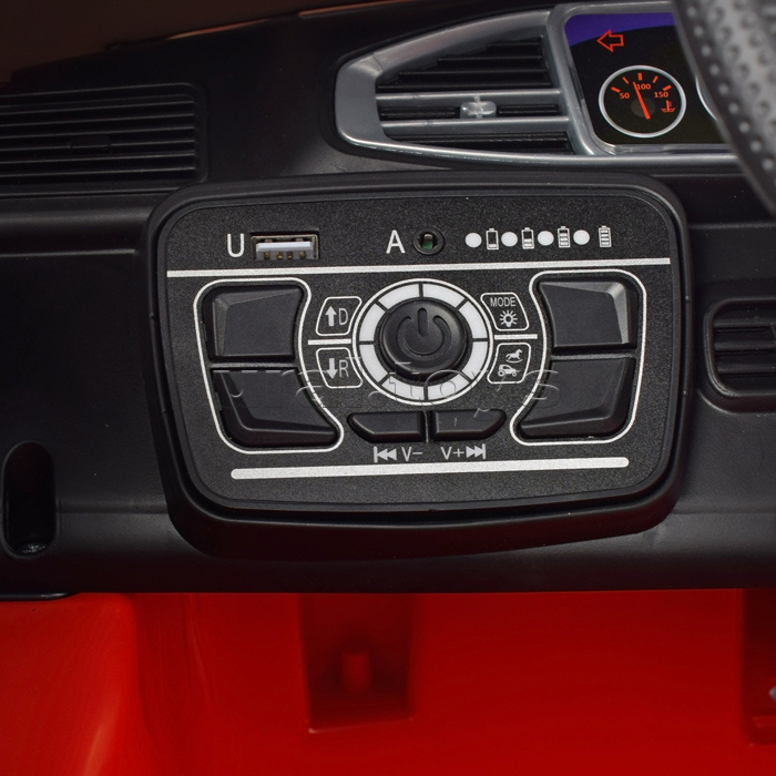 Электромобиль "Виват" на аккумуляторе, с р/у управлением, в коробке (красный)