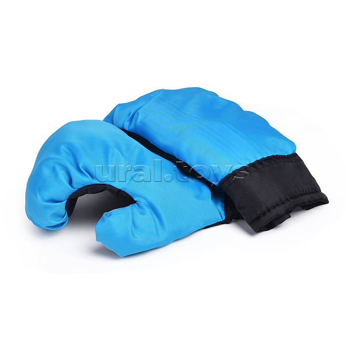 Набор детский игровой (перчатки, груша 60 см.) Оксфорд (черно-голубой)