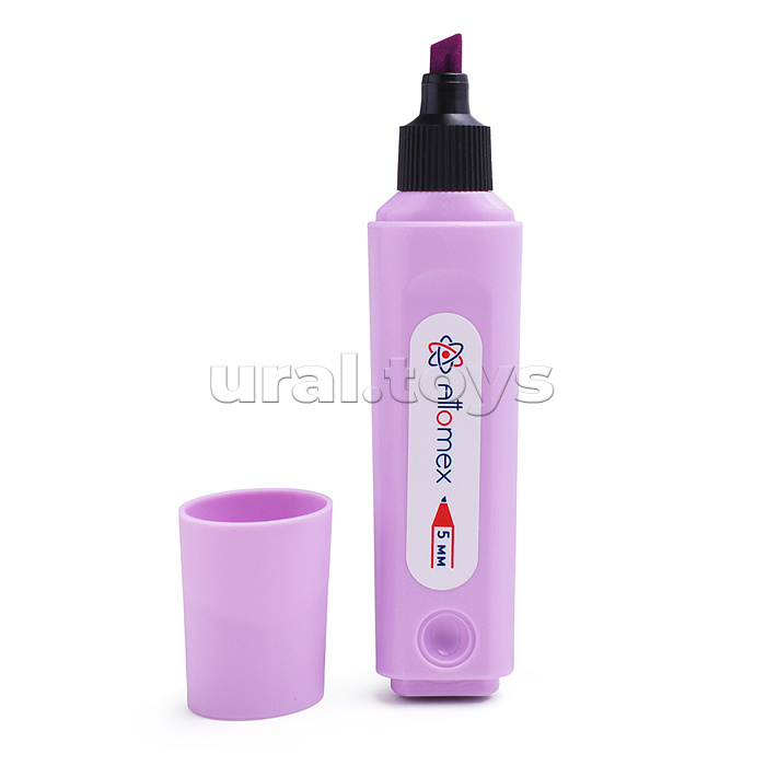 Набор маркеров-выделителей 12 цв, плоский корпус, скошенный наконечник, ширина линии 1-5 мм