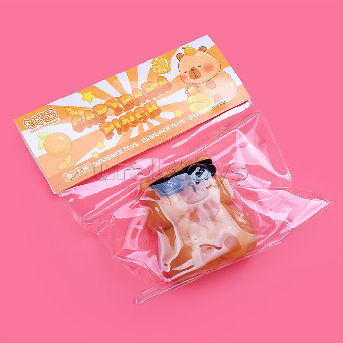 Игрушка -антистресс "Капибара в очках"