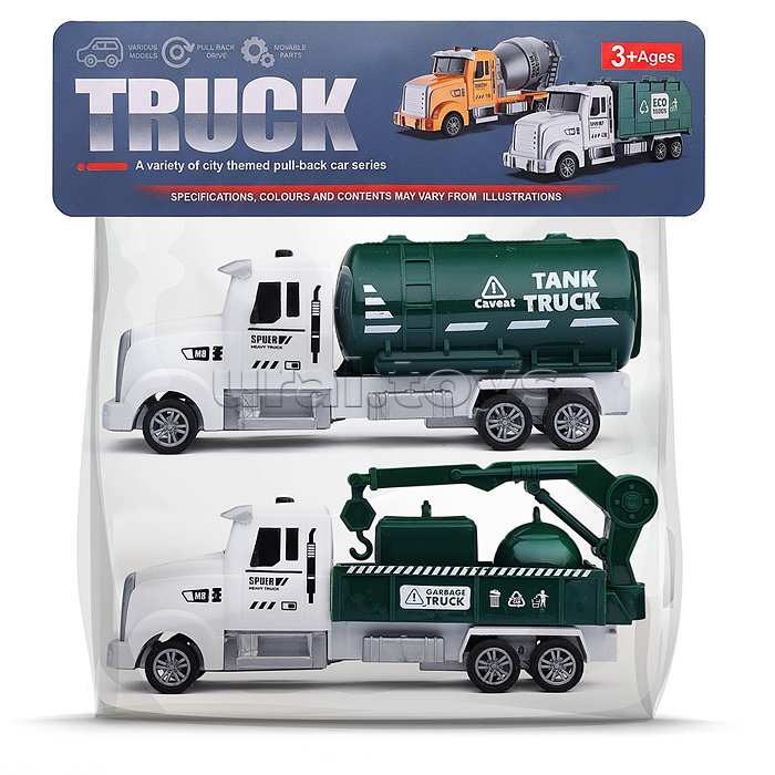 Набор машин "Эко фура" в пакете