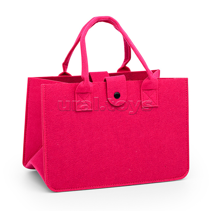 Сумка однотонная из фетра