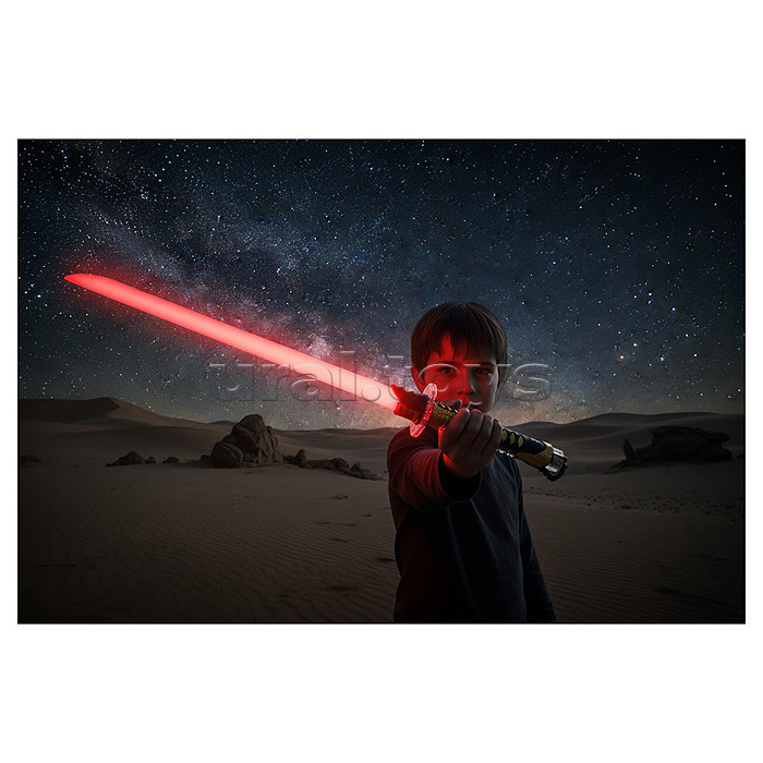 Меч "Галактическое сражение" (свет, звук) в пакете