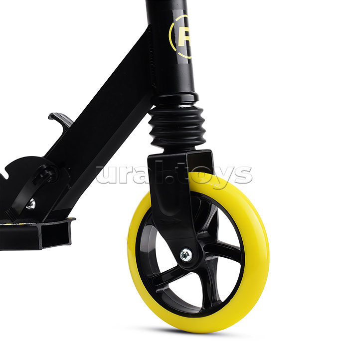 Самокат детский ROCKET, алюминиевый, колеса PU, 145 мм, жёлтый