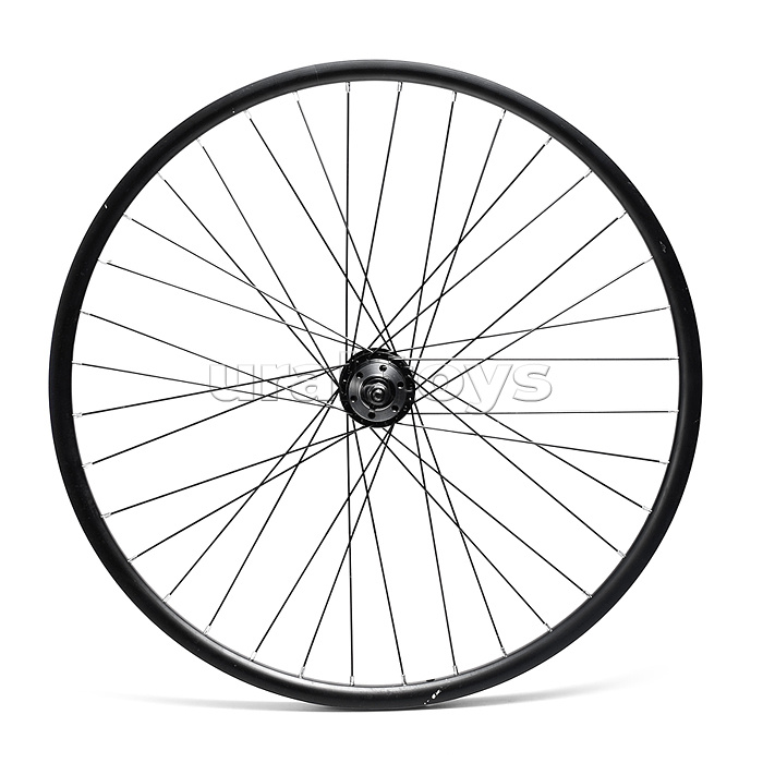 Колесо велосипедное 27,5" переднее, алюминий, диск 6-болт, с гайками