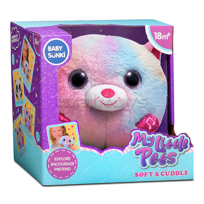 Кот "Милый котик" свет, звук, в коробке