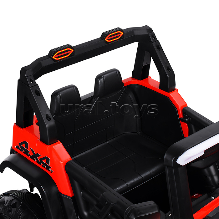 Электромобиль детский "Крутой внедорожник" (цвет красный)