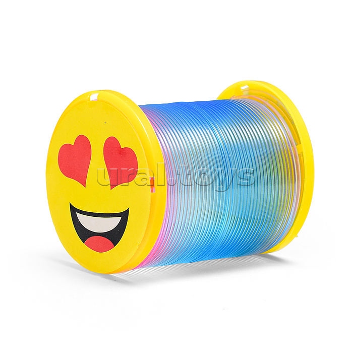 Игрушка-пружинка "Радостный смайлик"