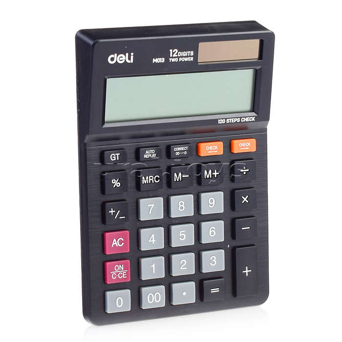 Калькулятор настольный, черный 12-разр.