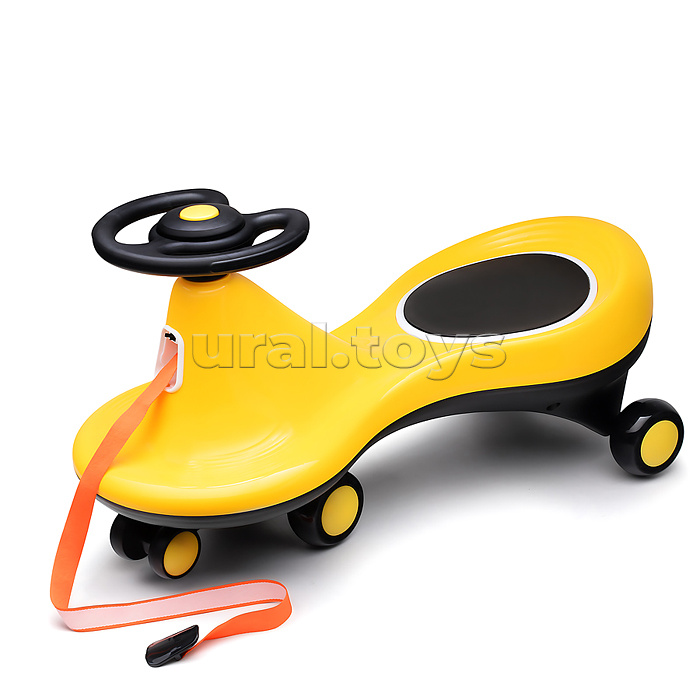 Каталка-бибикар, в коробке (желтый)