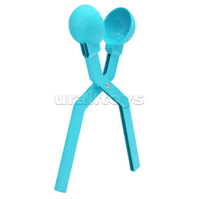 Форма для лепки снежков "Снежинка" бирюзовый Форма для лепки снежков "Снежинка" бирюзовый