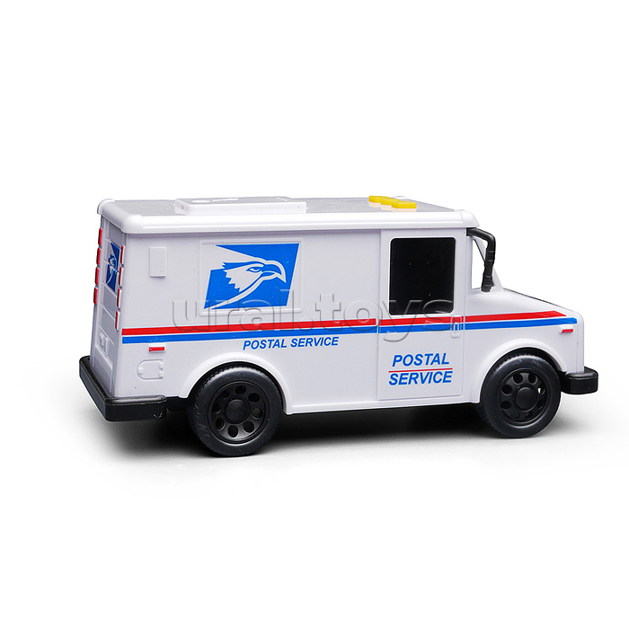 Машина "Почта" 1:32 (свет, звук) в коробке