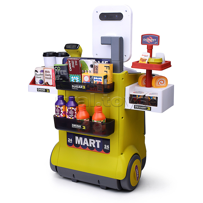 Игровой набор супермаркет "Добро пожаловать!" (48 предметов) в коробке